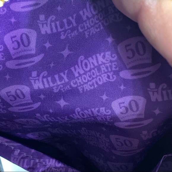 NWT Loungefly Willy Wonka and the Chocolate Factory Mini Backpack & Wallet Set - Picture 12 of 16